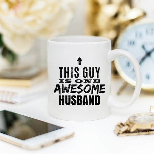 This Guy Is One Awesome Husband Mug
